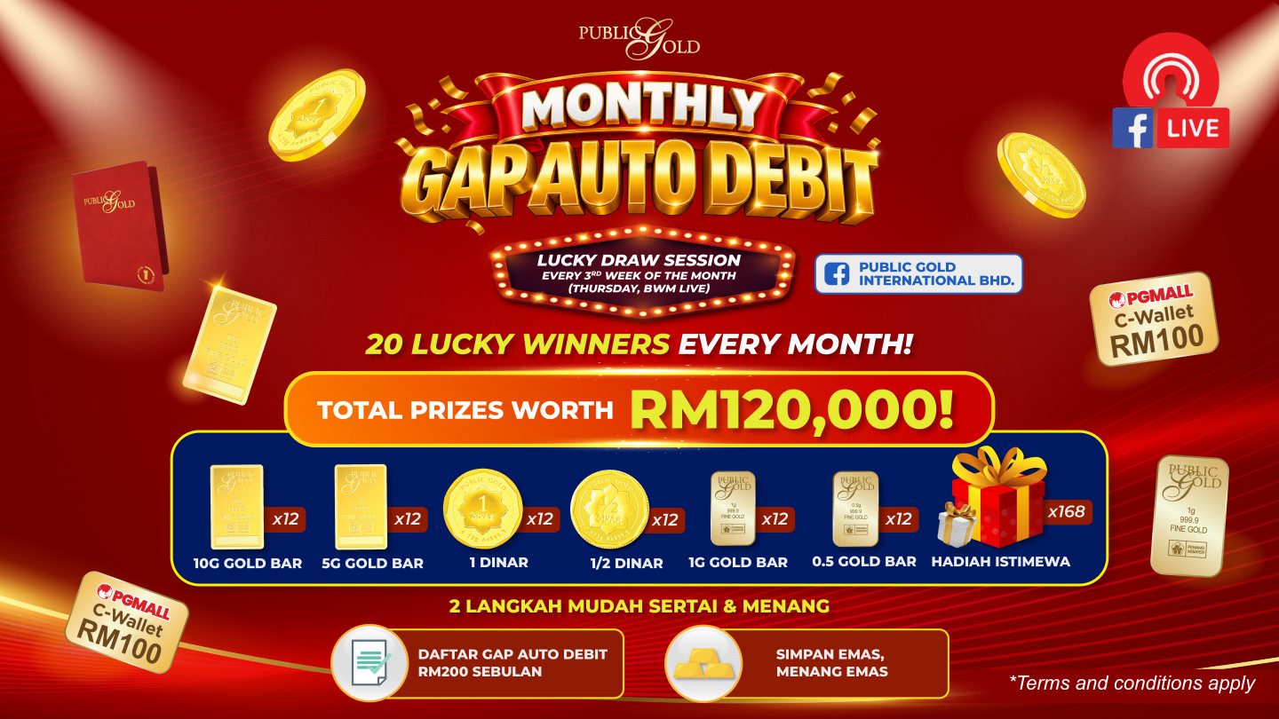 GAP Auto Debit - Peluang Menang Hadiah RM120,000 Setahun!