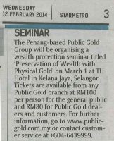 12 Feb 14 Tabung Haji Seminar, the star 