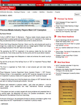 Mac 13 14_Precious metals industry players want GST exemption_bernama